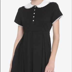 Wednesday Addams Dress by Hot Topic with Lace Trim